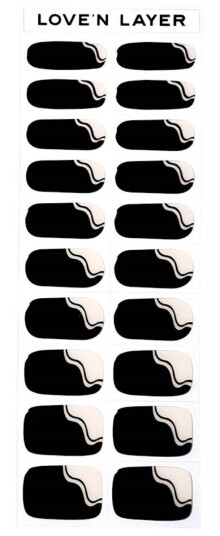 Love'n Layer French Swirl Black Love'n Layer French Swirl Black