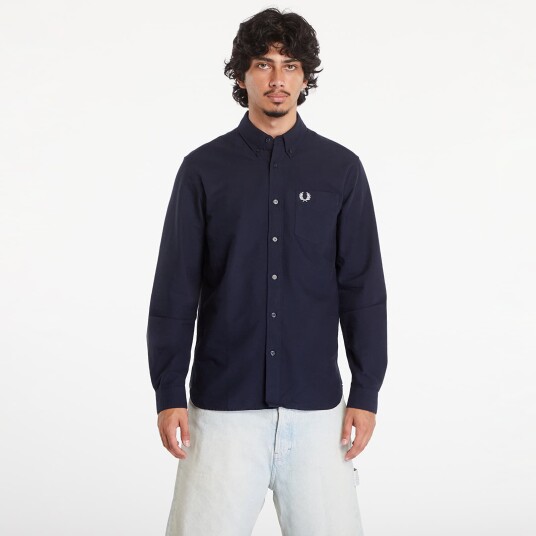 Fred Perry Oxford Shirt - Navy - L
