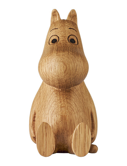 Dsignhouse Moomin Mumitroll Oak Figurine Made By Hand   10 CM