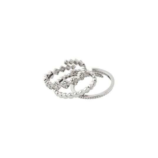 Pilgrim JOY ring sølvbelagt