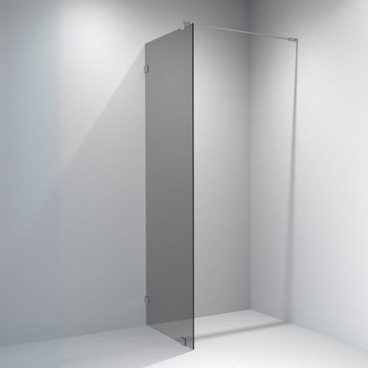 Vikingbad Emil Glassfelt - Farget Glass Krom / 90cm Sotet