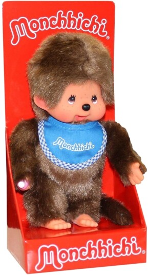 Monchhichi Kosedyr Boy Blå 20 Cm