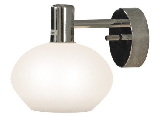 Other Brand Elba Vegglampe IP44/IP23 - Krom/Hvit