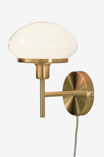 Aneta Lighting   Vegglampe New August   Messing