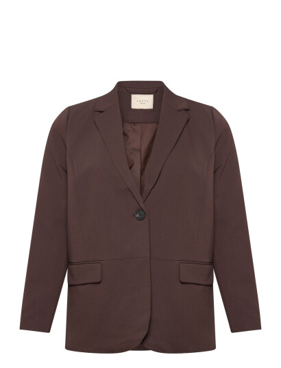 Kaffe Curve Kcsakira Blazer - Burgundy - 46