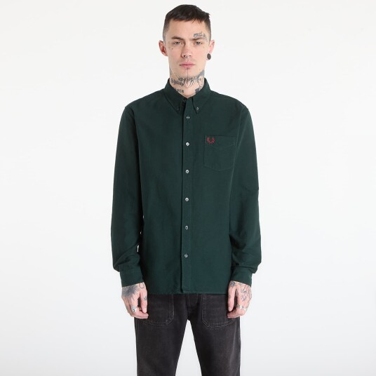 Fred Perry Oxford Shirt Green M