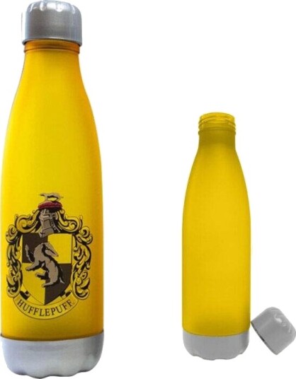 Hufflepuff vannflaske 650 ml, slitesterk design, BPA-fri
