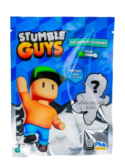 AMO Stumble Guys Mythic Figural Keychain Foilbag 5,5 Cm Asst Cdu - Multi/patterned - ONE SIZE