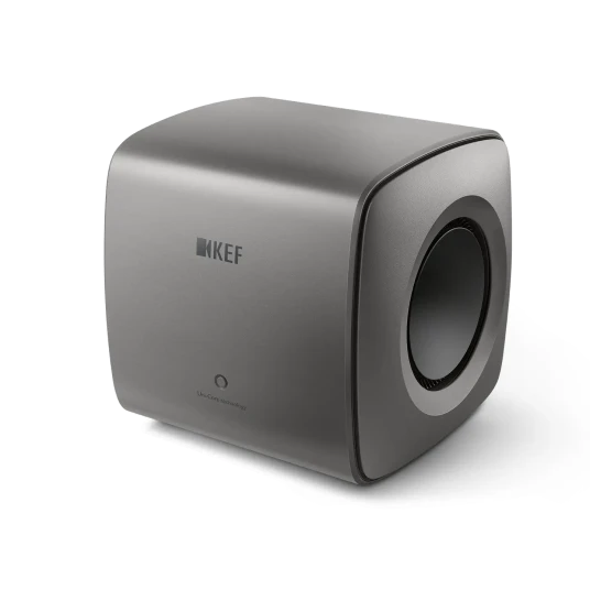 KEF KC62 Titangrå 6,5" Subwoofer med 1000W Bass KEF KC62 Titangrå 6,5" Subwoofer med 1000W Bass
