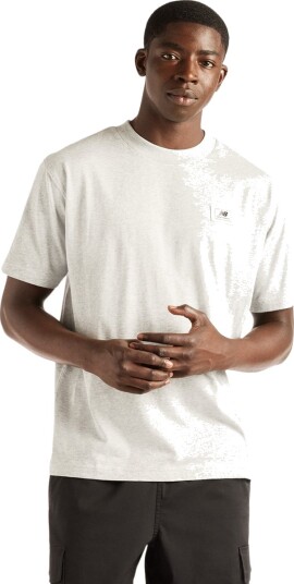 New Balance Woven Label T Shirt Grey M