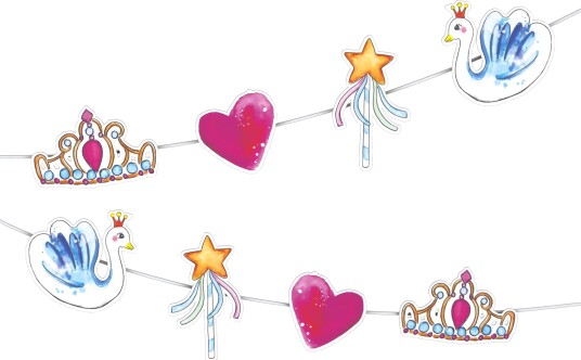 Ptit Clown Girlander Prinsesse 22497 Ptit Clown Girlander Prinsesse 22497