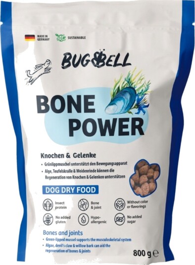 Bugbell Tørrfôr Bone Power 800 G Bugbell Tørrfôr Bone Power 800 G