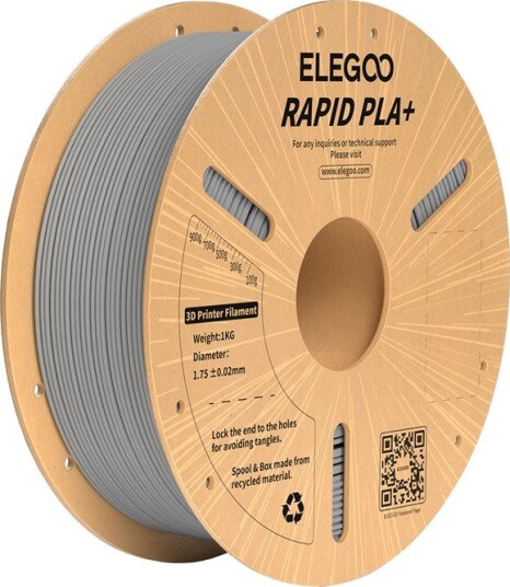 Elegoo Rapid PLA+ Filament Grå 1.75 mm 1 kg