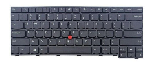 Lenovo Chicony - Brbart tastatur - til utskifting - Dansk - Svart