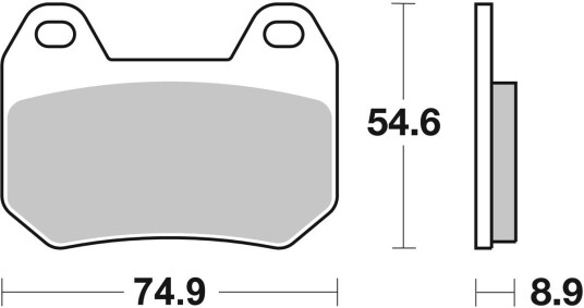 Bremseklosser sbs 746HF