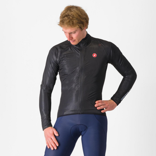 Castelli Squall Shell vanntett sykkeljakke sort/grå herre