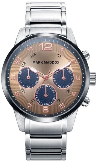 Mark Maddox Herreklokke HM7016 45 Classic Stål Ø42 mm