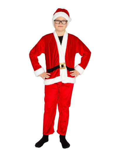 Joker Costume Santa Boy 4-6 - Multi/patterned - ONE SIZE Joker Costume Santa Boy 4-6 - Multi/patterned - ONE SIZE