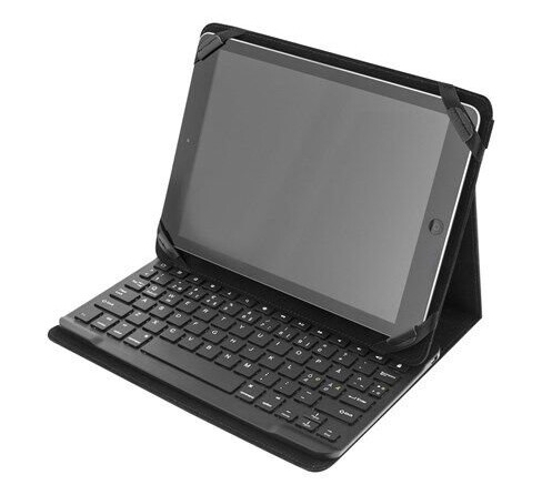Deltaco TB-137 Trådløst Bluetooth Tastatur med Folio Etui for 10" Nettbrett - Svart Deltaco TB-137 Trådløst Bluetooth Tastatur med Folio Etui for 10" Nettbrett - Svart
