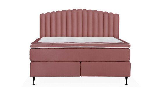 Soffadirekt OPERA/PRIMO HIGH 180 Sengesett Velvet Rosa