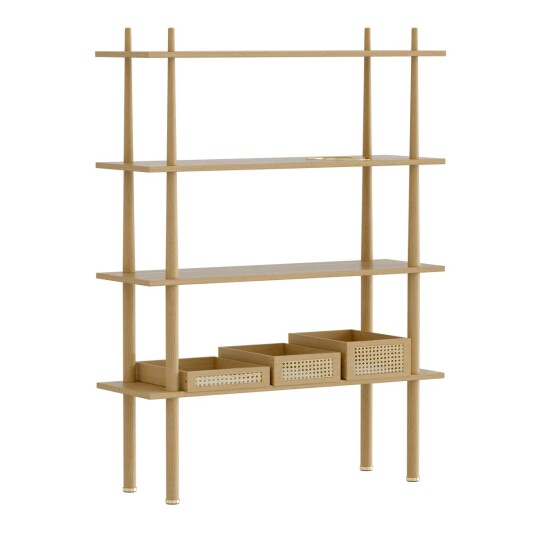 Umage Stories hylle 4 hylleplan Oak Umage Stories hylle 4 hylleplan Oak