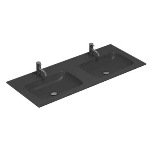Dansani Calidris Form Servant Måltilpasset D50cm Mørk grå Matt / 120cm Dobbel
