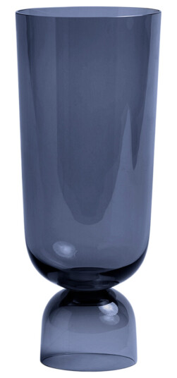 Hay Bottoms Up vase L navy blue