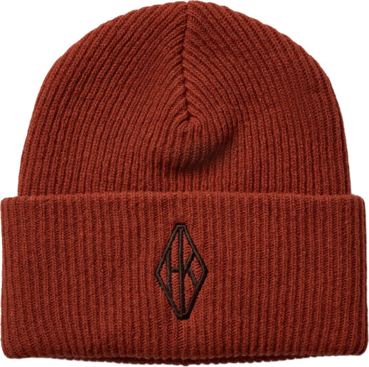 HAN Kjøbenhavn Diamond Beanie - Orange - ONE SIZE