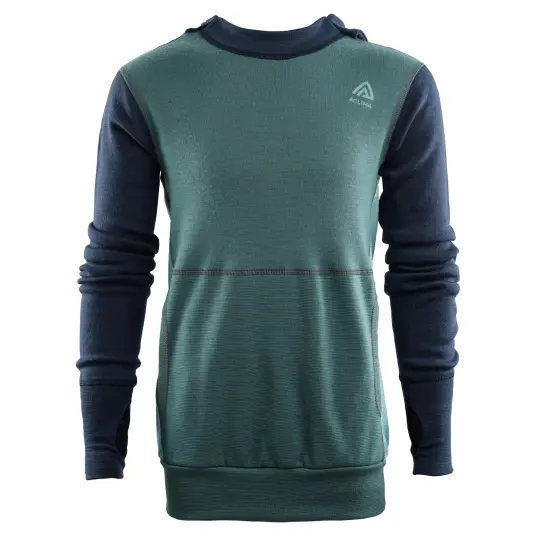 Hettegenser til junior 8–9 år Aclima Warmwool Hood Jr 130 299