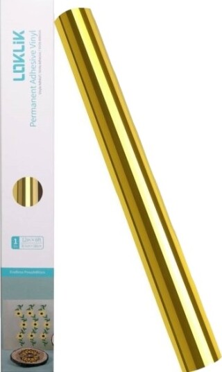 Loklik Europe Loklik Permanent Selvklebende Vinil Mirror Metallic