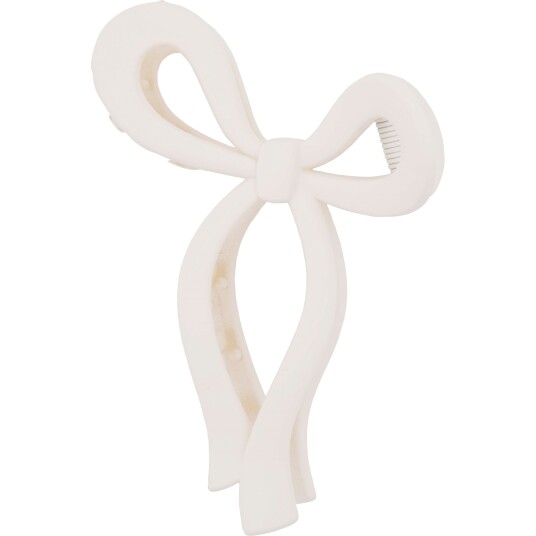 Dazzling Hair Clip Bow White