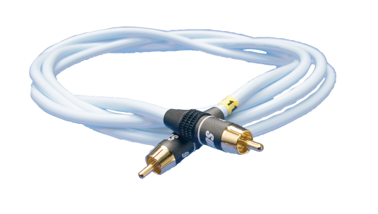 SUPRA 1001905007 Subwoofer kabel 2 x Cinch hann/hunn 12 m Stikkontakter & kabler
