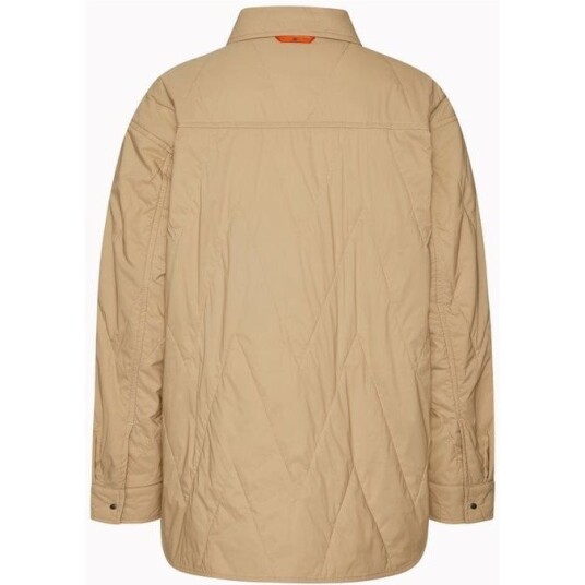 Varg W Lillå Padded Shirt Drift Wood Beige