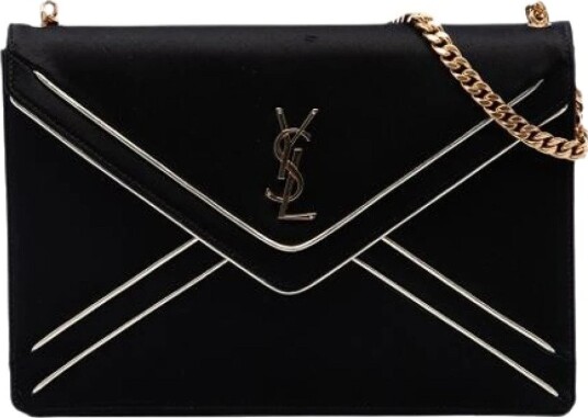 Yves Saint Laurent Vintage Dame Pre owned Svart ONE SIZE, Yves Saint Laurent Vintage Dame Pre owned Svart ONE SIZE,