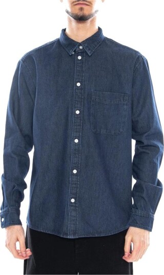 ONLY & SONS Onsorson Regular Yfm Dnm Shirt Noos Navy L
