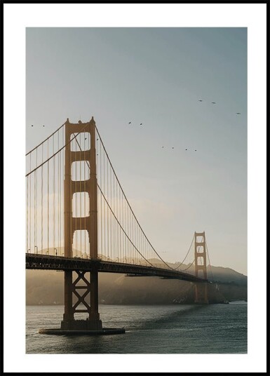 Golden Gate Bridge Plakat Plakat / 100x150cm