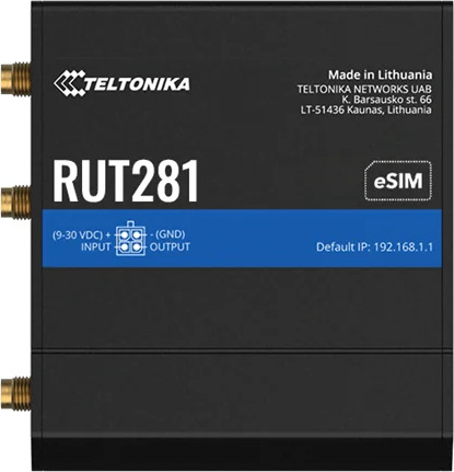 Teltonika RUT281 4G LTE Router med WiFi og Dual Ethernet