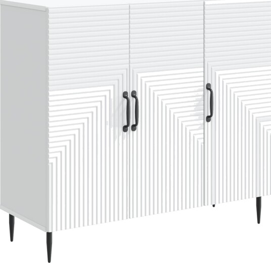 Serviesskap Hvit 89 x 34,5 x 80 cm Konstruert tre Serviesskap Hvit 89 x 34,5 x 80 cm Konstruert tre