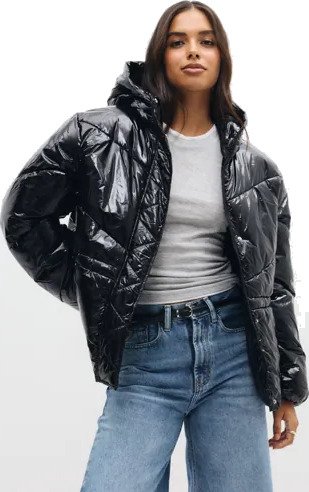 Only Svart Onlrillo Shiny Puffer Cc Otw Only Svart Onlrillo Shiny Puffer Cc Otw