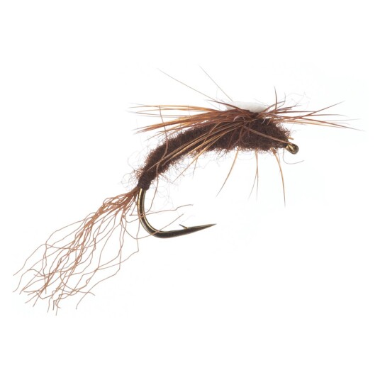 Arcticflies Tørrflue Baetis Parachute Emerger Brown