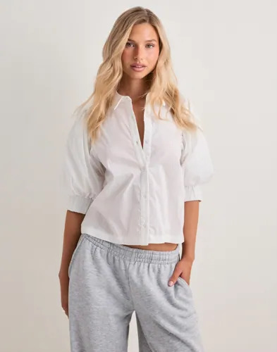 Neo Noir Hvit Etta Poplin Shirt