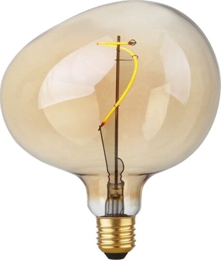 Spl E27 4W dimbar LED pære   G150 Filament Flex Snoopy 2200K gullfarget glass   Dimbar : Dimbar Kulør : Ekstra varm