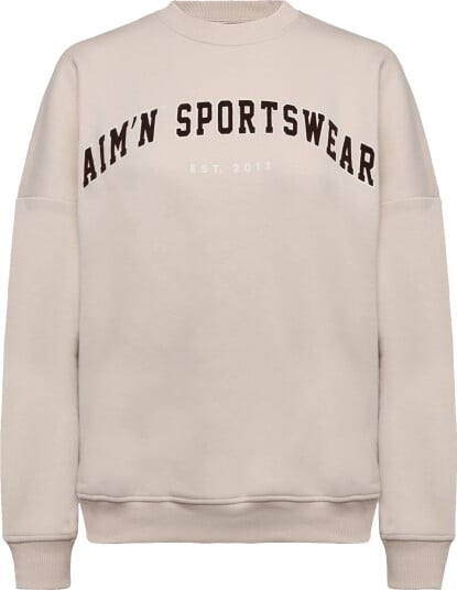 aim´n Varsity Sweatshirt Beige XS