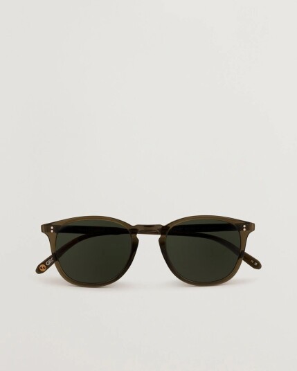Garrett Leight Kinney 49 Sunglasses Olive/Green Garrett Leight Kinney 49 Sunglasses Olive/Green