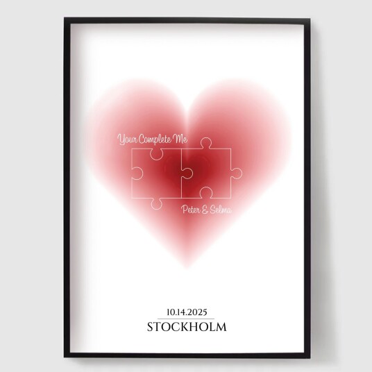 Namly Design Personalisert Plakat Min Manglende Bit POSTER8TNLI3