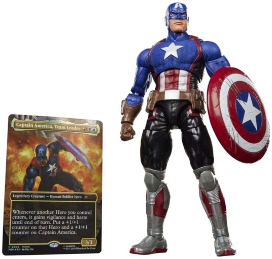 Magic: the Gathering Marvel Super Heroes Legends Action Figure Captain America