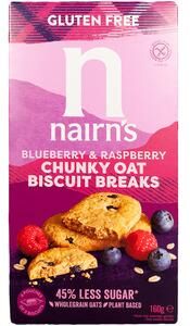 Nairn`s Havre & bringebærkjeks 160 g Nairn`s Havre & bringebærkjeks 160 g