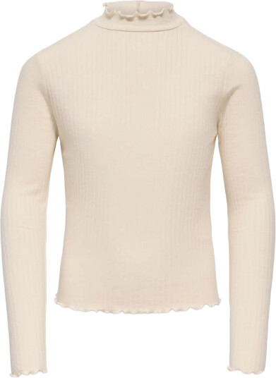 Kids Only Kogfransiska Schl Ls Hi Nck Top Jrs Noos Grey 134 140