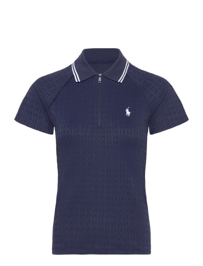 Ralph Lauren Golf Active Cable Knt Polo Navy XL