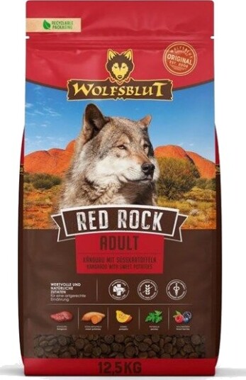 Wolfsblut Red Rock Med Kenguru Og Gresskar 12.5 kg